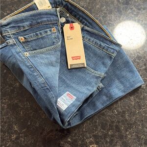 Levi's Men’s  Straight Leg Jeans - Medium Blue